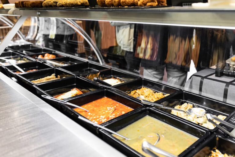 selfcookingcenter comida para llevar - estanteria