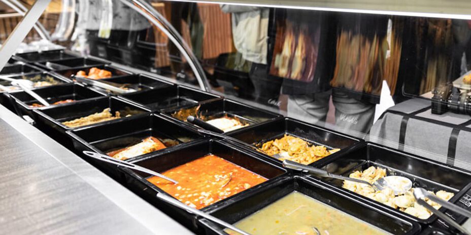 selfcookingcenter comida para llevar - estanteria