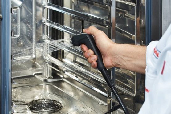 pistola pulverizadora para rational - limpieza con agua