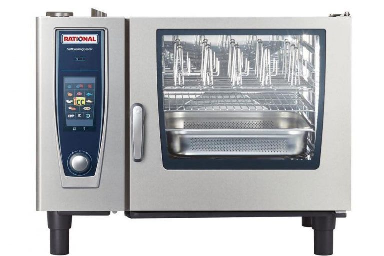 horno electrico rational - color plateado-
