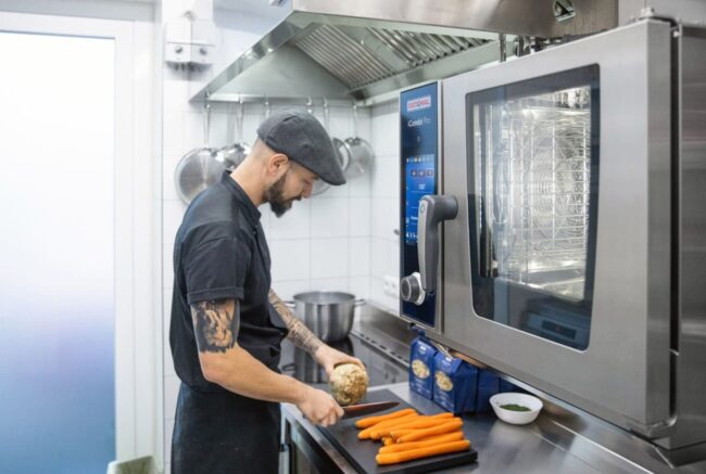 icombi pro - cocinando