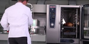 repuestos para hornos rational - catering trabajando horno